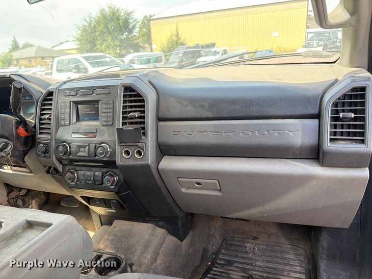 image for item YA4472 2017 Ford F350 Super Duty Ext. Cab utility bed pickup truck