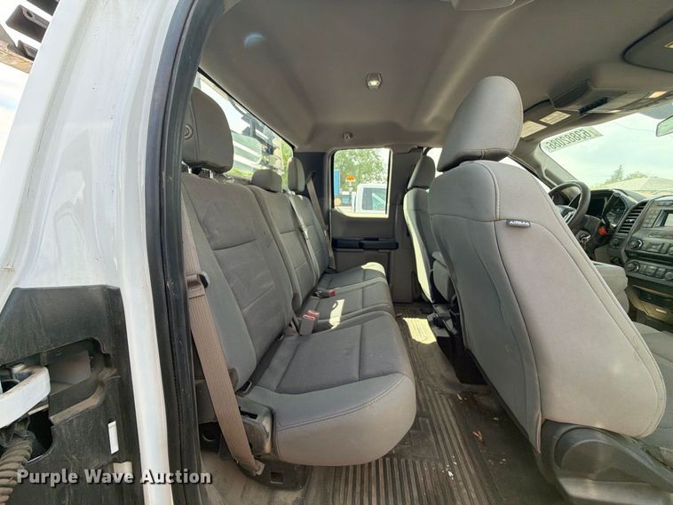 image for item YA4472 2017 Ford F350 Super Duty Ext. Cab utility bed pickup truck
