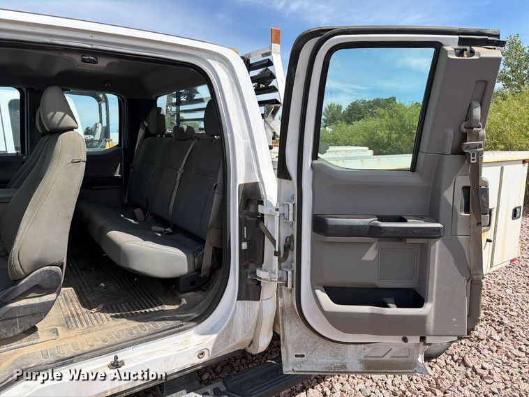 image for item YA4472 2017 Ford F350 Super Duty Ext. Cab utility bed pickup truck