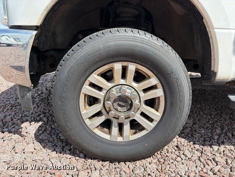 image for item YA4472 2017 Ford F350 Super Duty Ext. Cab utility bed pickup truck
