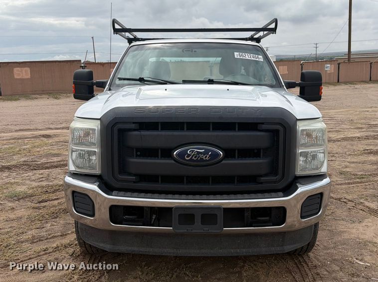 image for item YA4745 2014 Ford F250 Super Duty Ext. Cab utility bed pickup truck