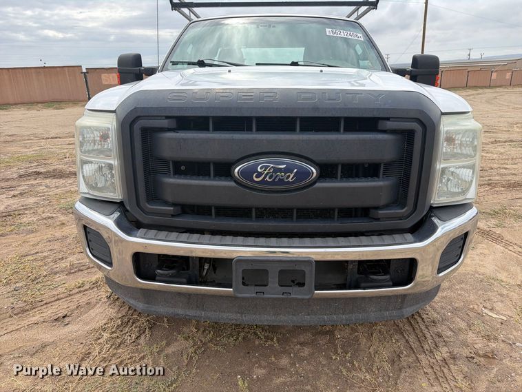 image for item YA4745 2014 Ford F250 Super Duty Ext. Cab utility bed pickup truck