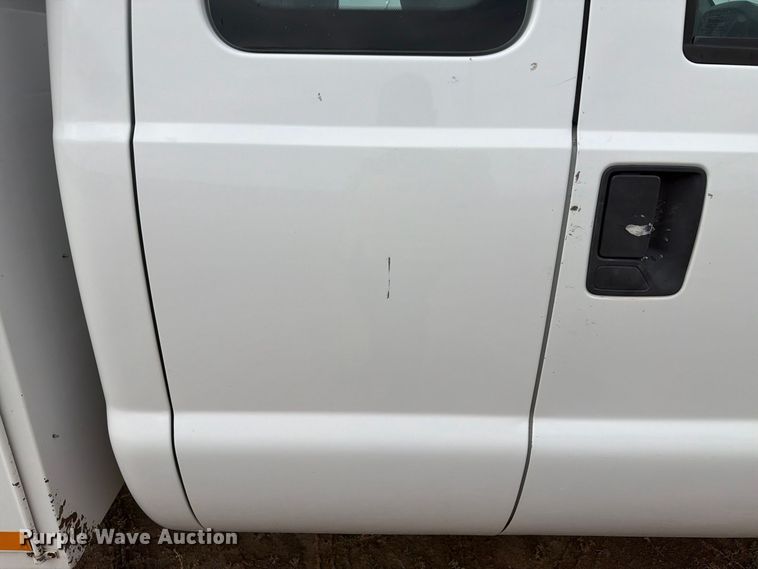 image for item YA4745 2014 Ford F250 Super Duty Ext. Cab utility bed pickup truck