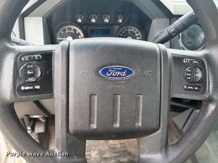 image for item YA4745 2014 Ford F250 Super Duty Ext. Cab utility bed pickup truck