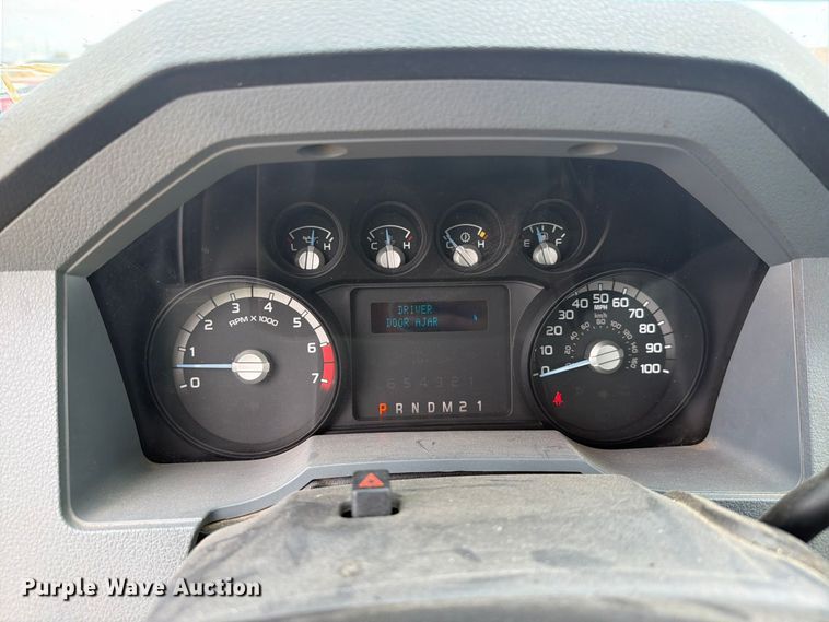 image for item YA4745 2014 Ford F250 Super Duty Ext. Cab utility bed pickup truck