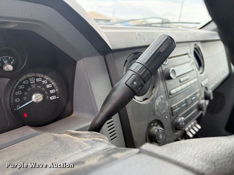 image for item YA4745 2014 Ford F250 Super Duty Ext. Cab utility bed pickup truck