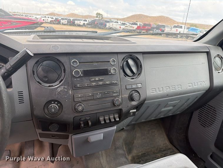 image for item YA4745 2014 Ford F250 Super Duty Ext. Cab utility bed pickup truck