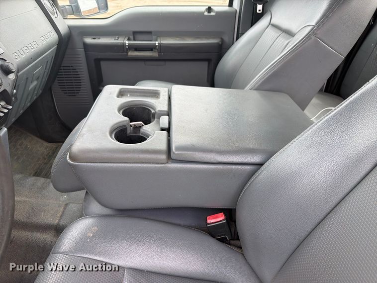 image for item YA4745 2014 Ford F250 Super Duty Ext. Cab utility bed pickup truck