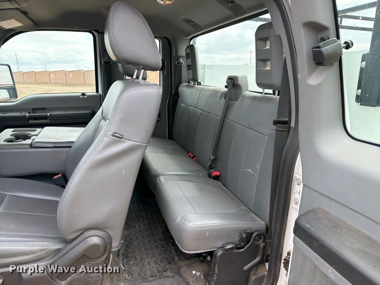 image for item YA4745 2014 Ford F250 Super Duty Ext. Cab utility bed pickup truck