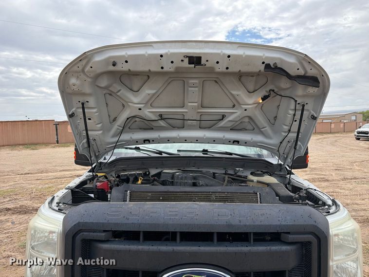 image for item YA4745 2014 Ford F250 Super Duty Ext. Cab utility bed pickup truck