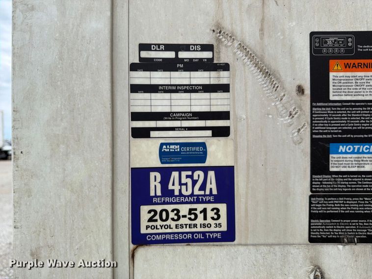 image for item YA4771 2021 CIMC refrigerated shipping container