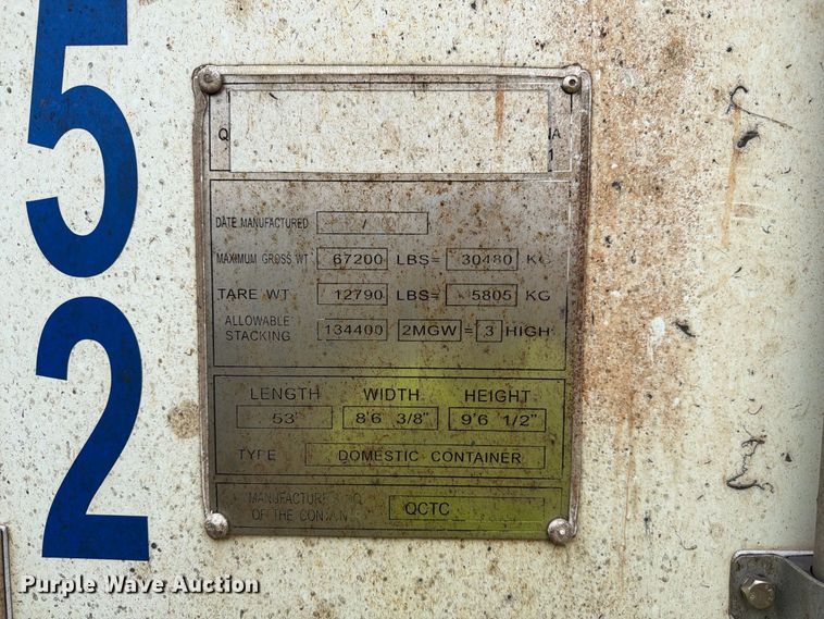 image for item YA4771 2021 CIMC refrigerated shipping container