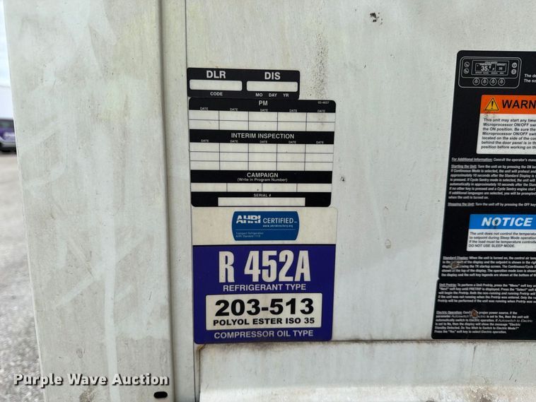 image for item YA4778 2019 CIMC refrigerated shipping container
