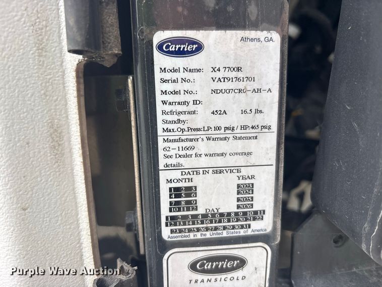 image for item YA4780 2019 CIMC refrigerated shipping container