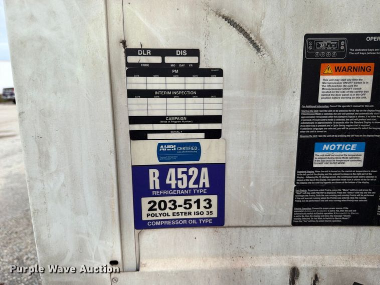 image for item YA4782 2021 CIMC refrigerated shipping container
