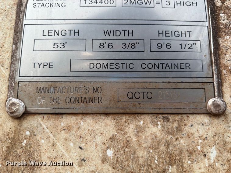 image for item YA4782 2021 CIMC refrigerated shipping container