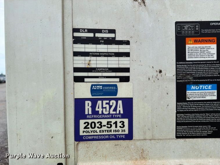 image for item YA4784 2021 CIMC refrigerated shipping container