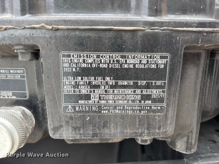 image for item YA4792 2021 CIMC refrigerated shipping container