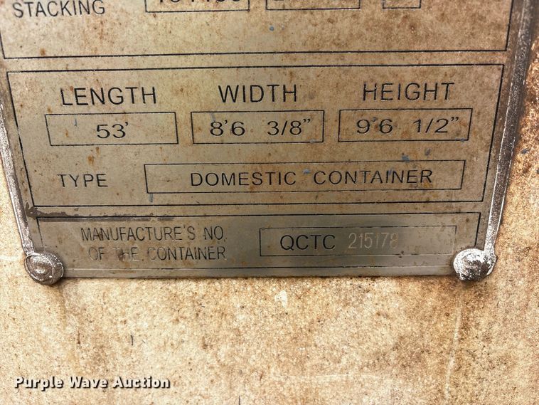 image for item YA4792 2021 CIMC refrigerated shipping container