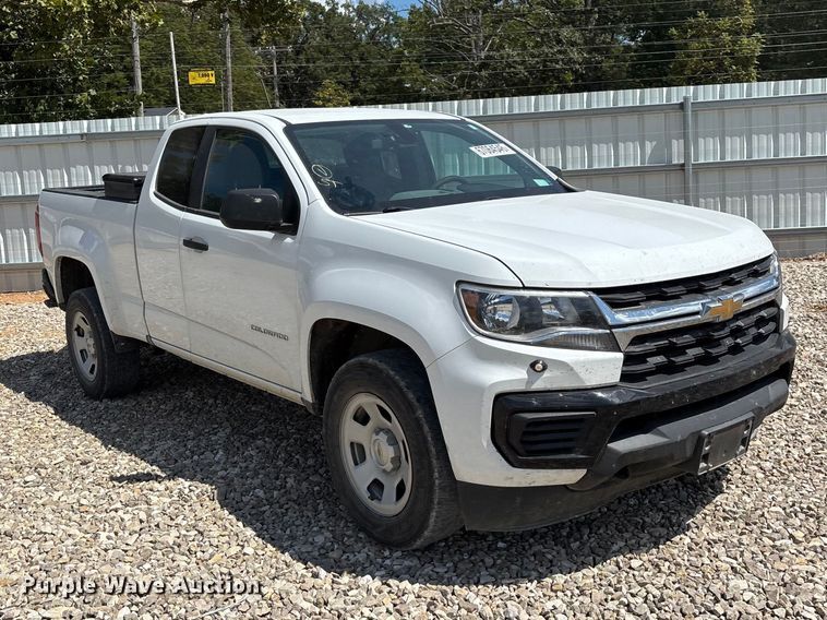 image for item YA4874 2022 Chevrolet Colorado Ext. Cab pickup truck