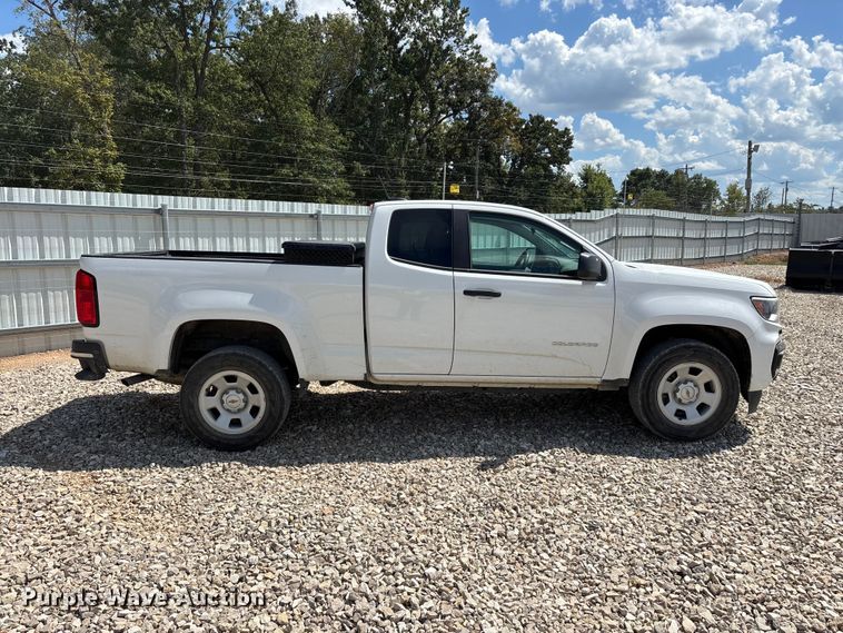 image for item YA4874 2022 Chevrolet Colorado Ext. Cab pickup truck