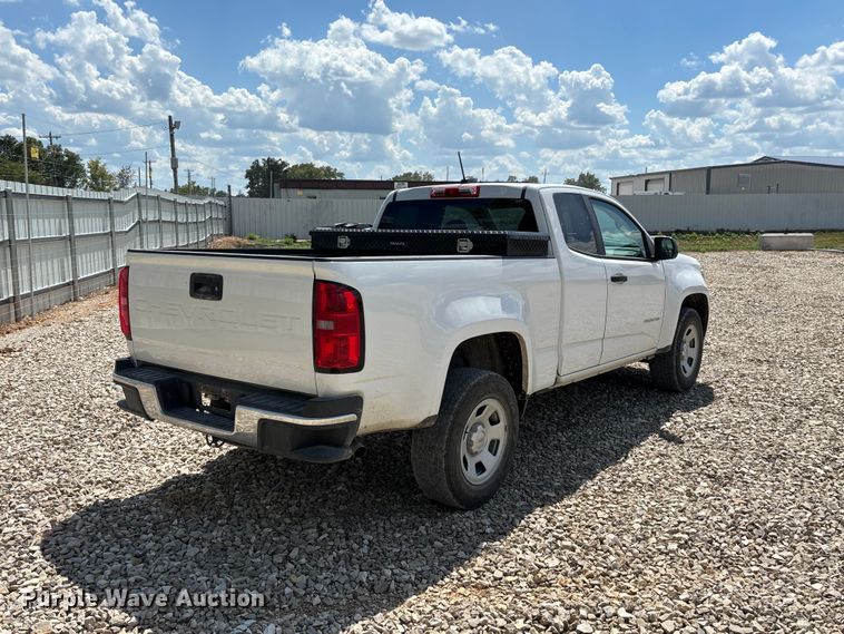 image for item YA4874 2022 Chevrolet Colorado Ext. Cab pickup truck