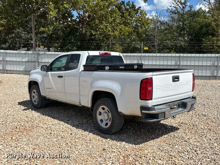 image for item YA4874 2022 Chevrolet Colorado Ext. Cab pickup truck