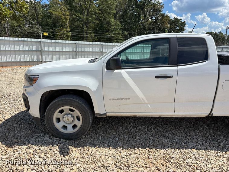 image for item YA4874 2022 Chevrolet Colorado Ext. Cab pickup truck