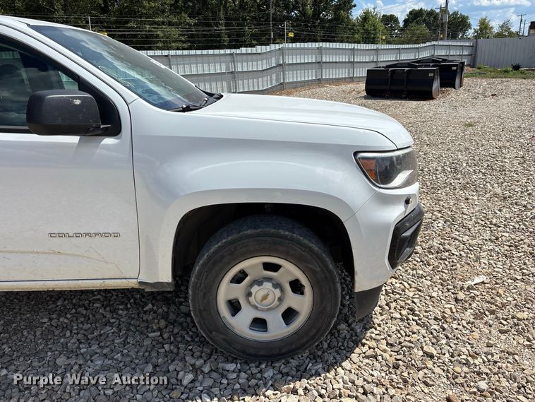 image for item YA4874 2022 Chevrolet Colorado Ext. Cab pickup truck