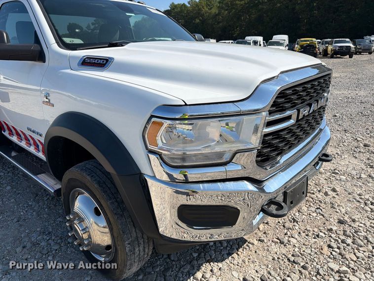 image for item YA4911 2022 RAM 5500 rollback truck
