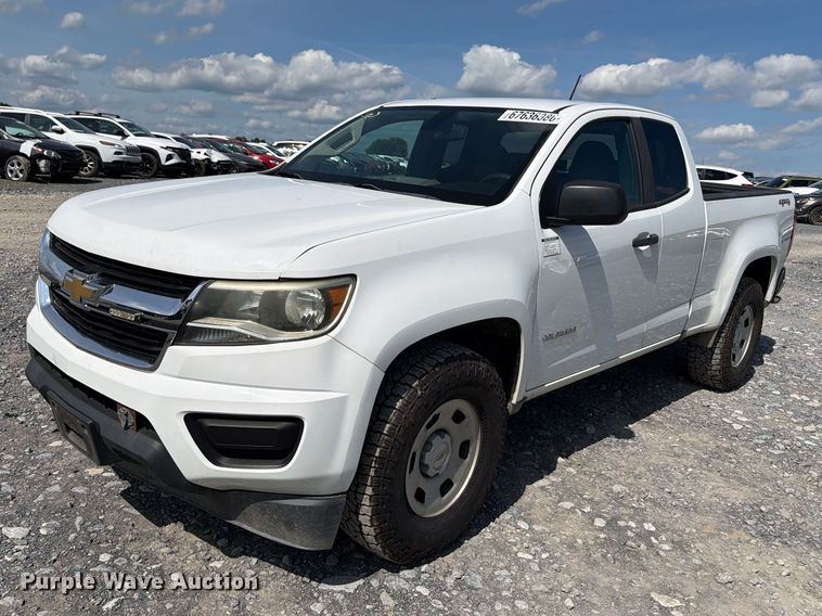 image for item YA4960 2019 Chevrolet Colorado Ext. Cab pickup truck