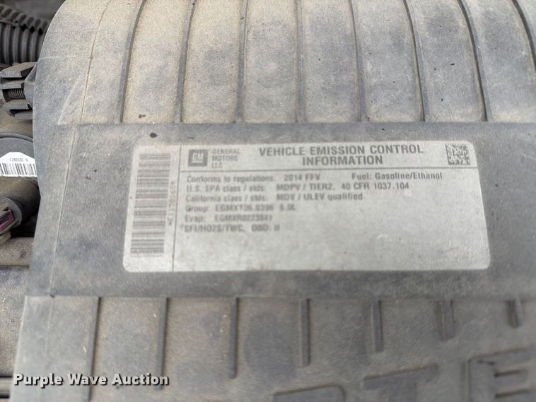 image for item YA4986 2014 Chevrolet Express 3500 van