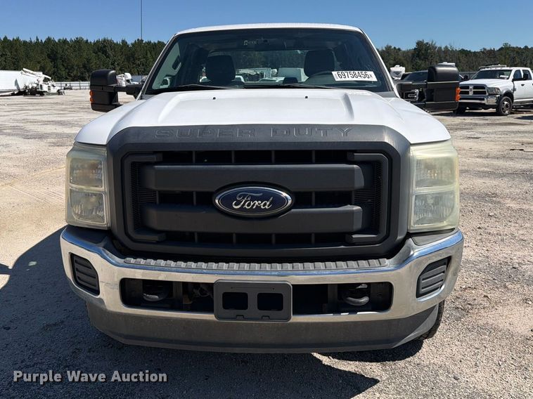 image for item YA5214 2016 Ford F250 Super Duty Ext. Cab utility bed pickup truck