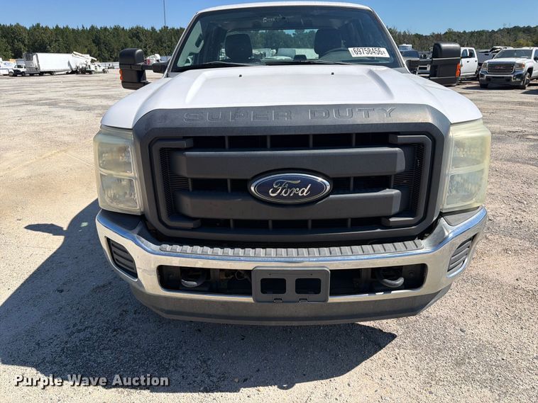 image for item YA5214 2016 Ford F250 Super Duty Ext. Cab utility bed pickup truck