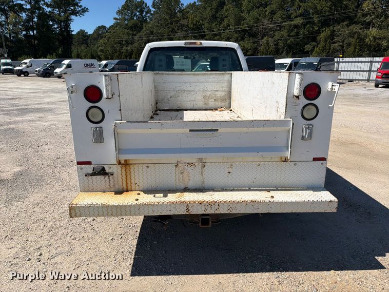 image for item YA5214 2016 Ford F250 Super Duty Ext. Cab utility bed pickup truck