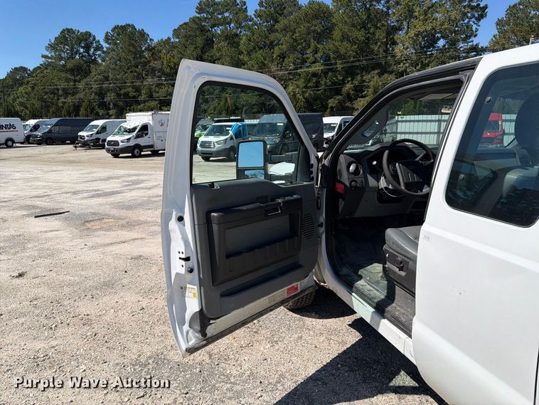 image for item YA5214 2016 Ford F250 Super Duty Ext. Cab utility bed pickup truck