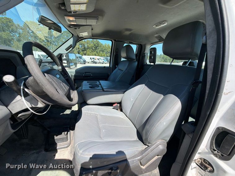 image for item YA5214 2016 Ford F250 Super Duty Ext. Cab utility bed pickup truck