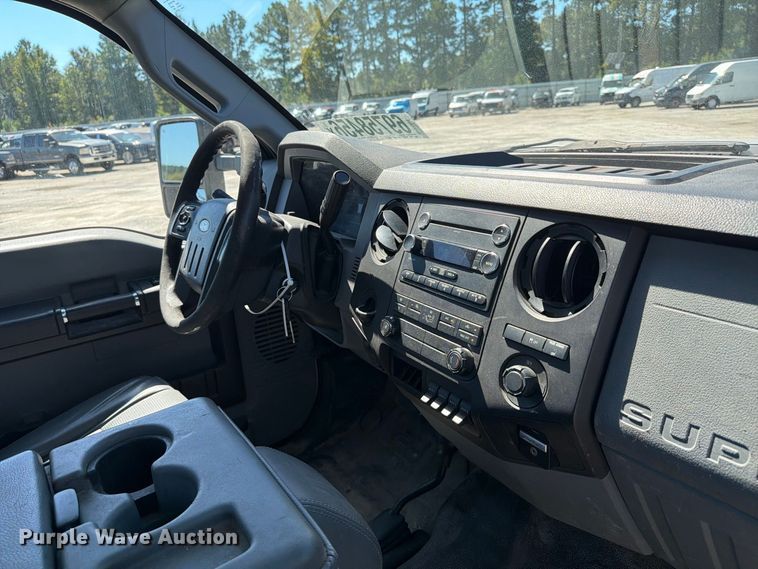 image for item YA5214 2016 Ford F250 Super Duty Ext. Cab utility bed pickup truck