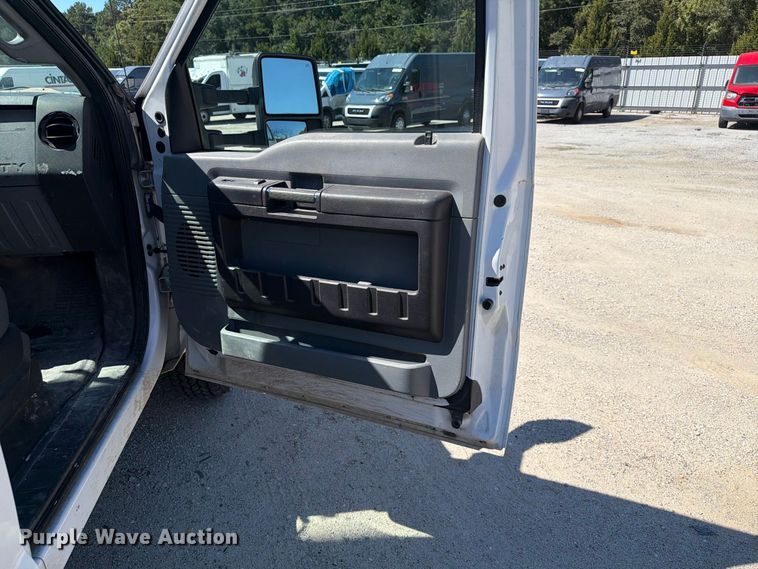 image for item YA5214 2016 Ford F250 Super Duty Ext. Cab utility bed pickup truck