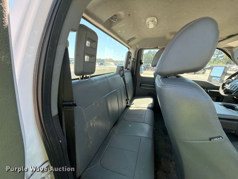 image for item YA5214 2016 Ford F250 Super Duty Ext. Cab utility bed pickup truck