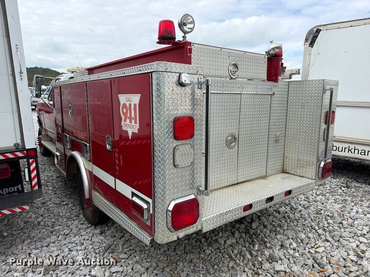image for item YA5485 1997 Ford F-Super Duty pumper fire truck