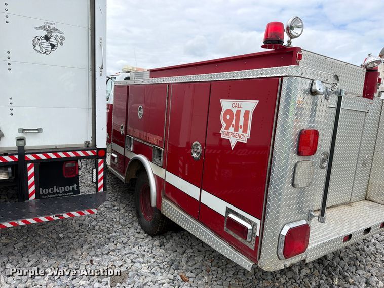 image for item YA5485 1997 Ford F-Super Duty pumper fire truck