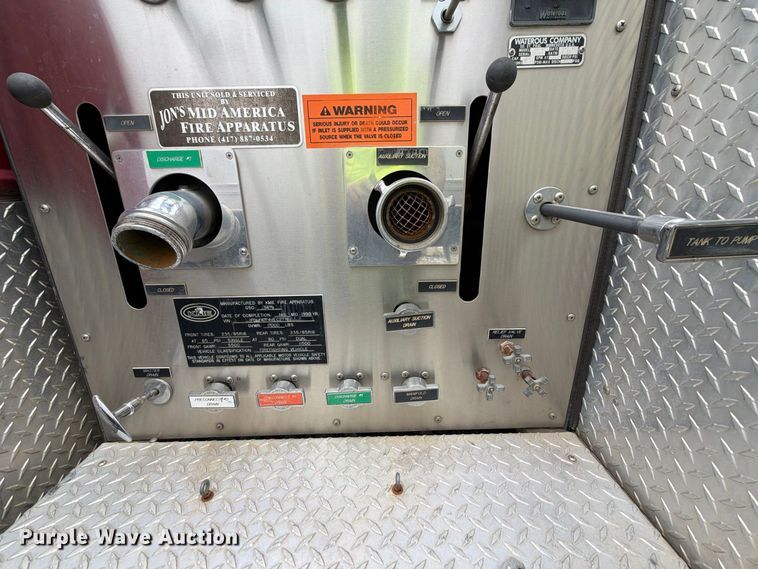 image for item YA5485 1997 Ford F-Super Duty pumper fire truck