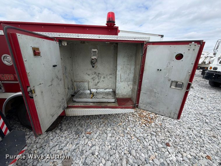 image for item YA5485 1997 Ford F-Super Duty pumper fire truck