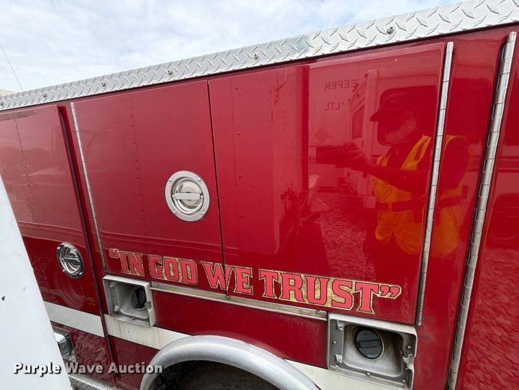 image for item YA5485 1997 Ford F-Super Duty pumper fire truck