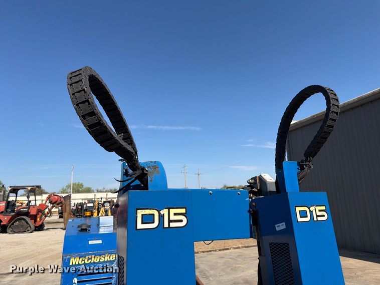 image for item DP7893 2015 McCloskey International  D-15 directional boring unit