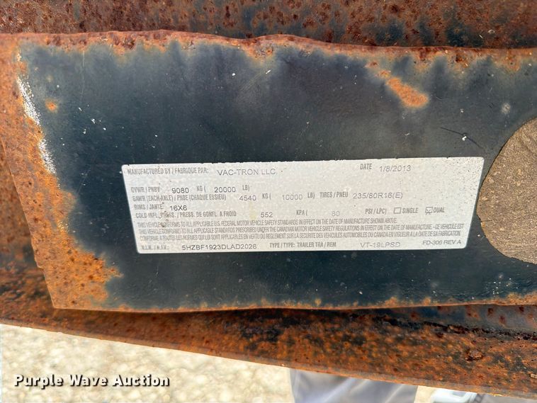 image for item DV2068 Vac-Tron LP 855 SDT-H vacuum excavator