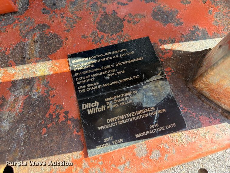 image for item DV7379 2017 Ditch Witch JT10 directional boring unit