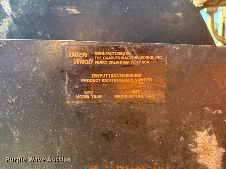 image for item DV7379 2017 Ditch Witch JT10 directional boring unit