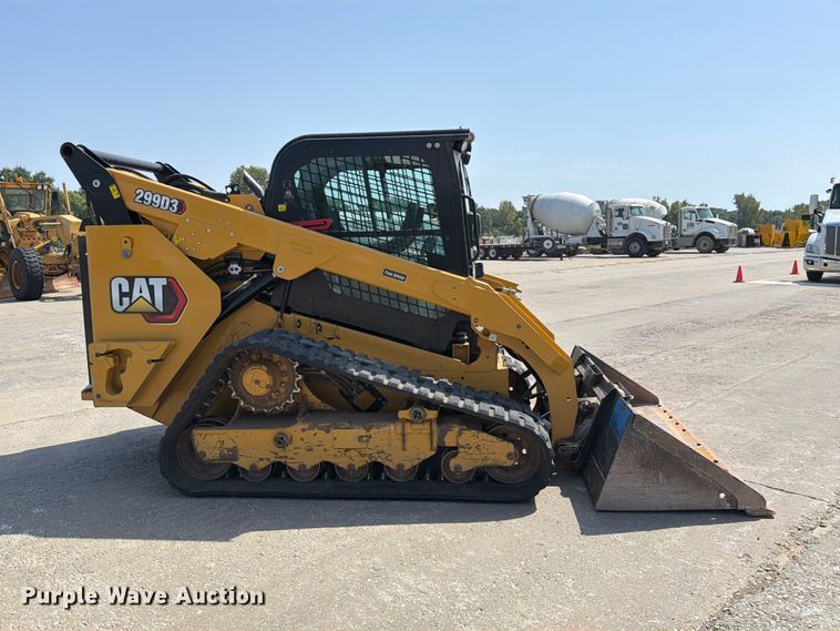 image for item DZ4872 2023 Caterpillar 299D3 tracked skid steer loader